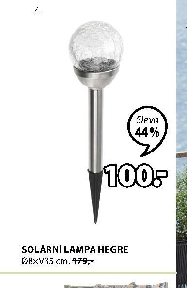 SOLÁRNÍ LAMPA HEGRE