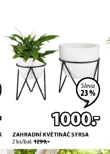 Zahradní květináč SYRSA