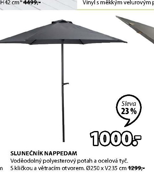 Slunečník NAPPEDAM