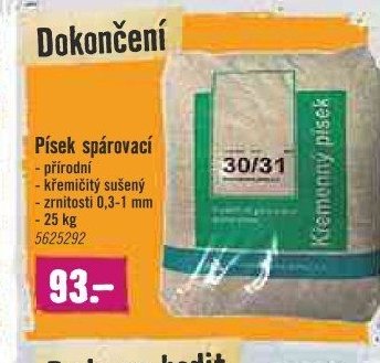 Písek spárovací