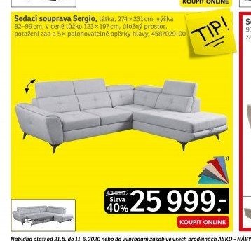 Sedací souprava Sergio