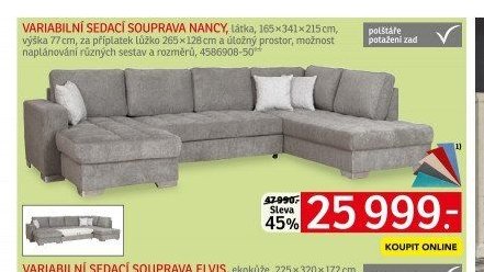Variabilní sedací souprava Nancy