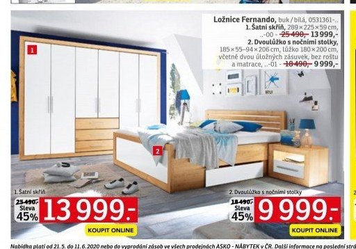 Ložnice Fernando, Šatní skříň