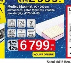 Medixo Maximal, 90x200 cm, klimatizační potah Wellness