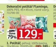 Dekorační polštář Flamingo