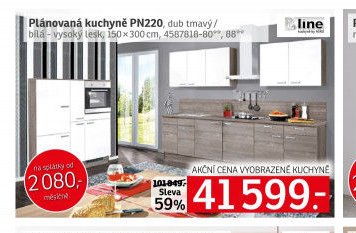 Plánovaná kuchyně PN220