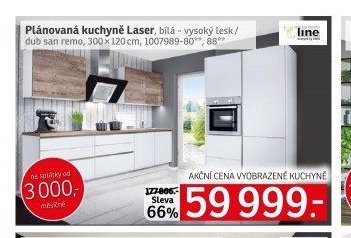Plánovaná kuchyně Laser