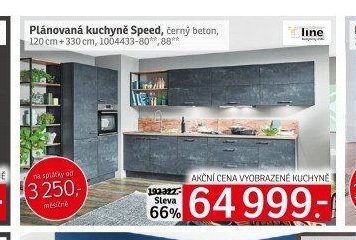Plánovaná kuchyně Speed