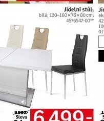 Jídelní stůl, bílá