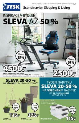 akční leták Jysk 21.5.2020-3.6.2020