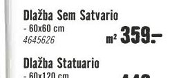 Dlažba Sem Satvario