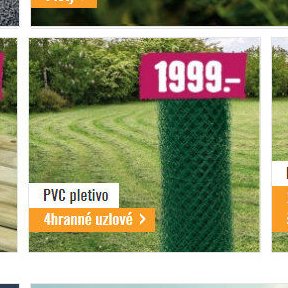 PVC pletivo 4hranné uzlové