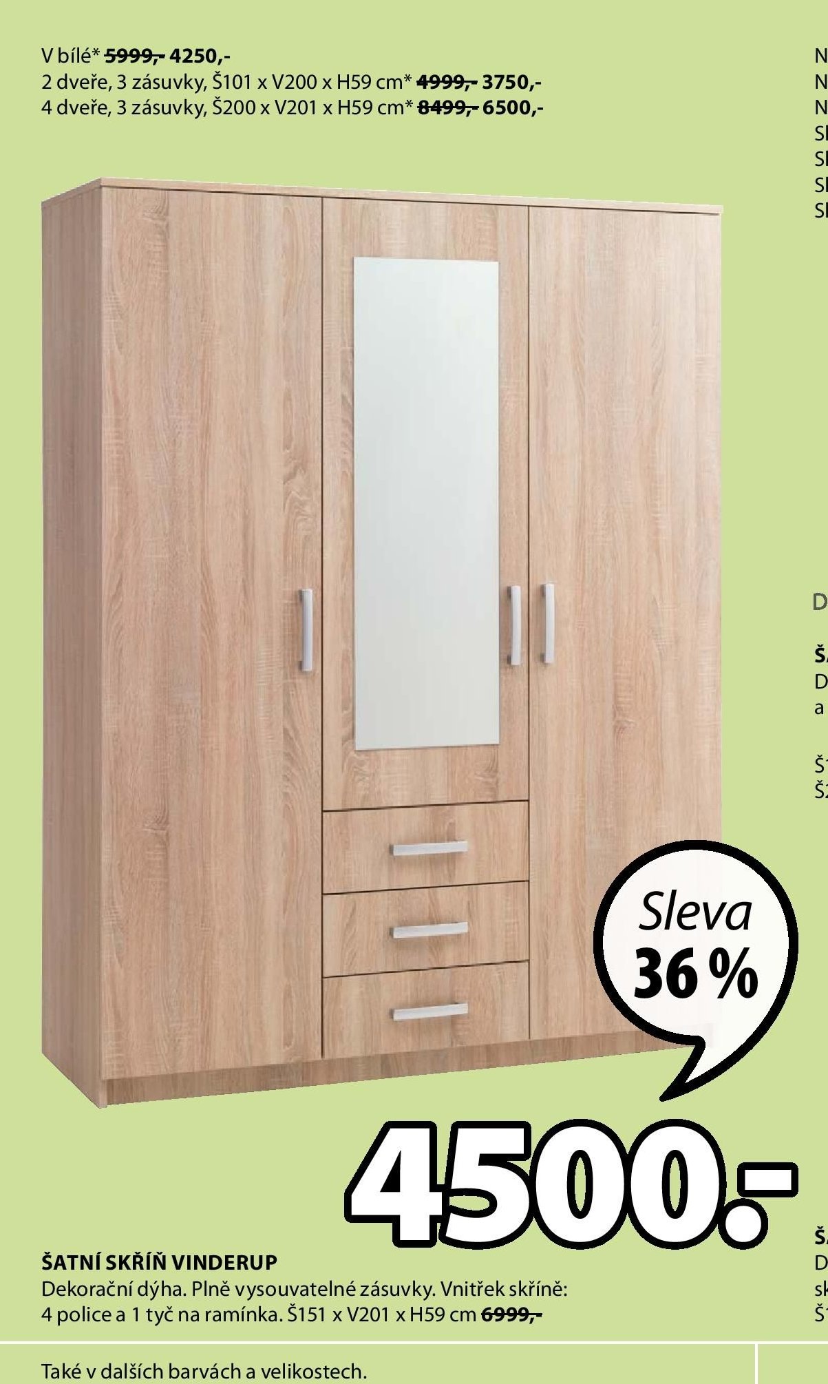 ŠATNÍ SKŘÍŇ VINDERUP