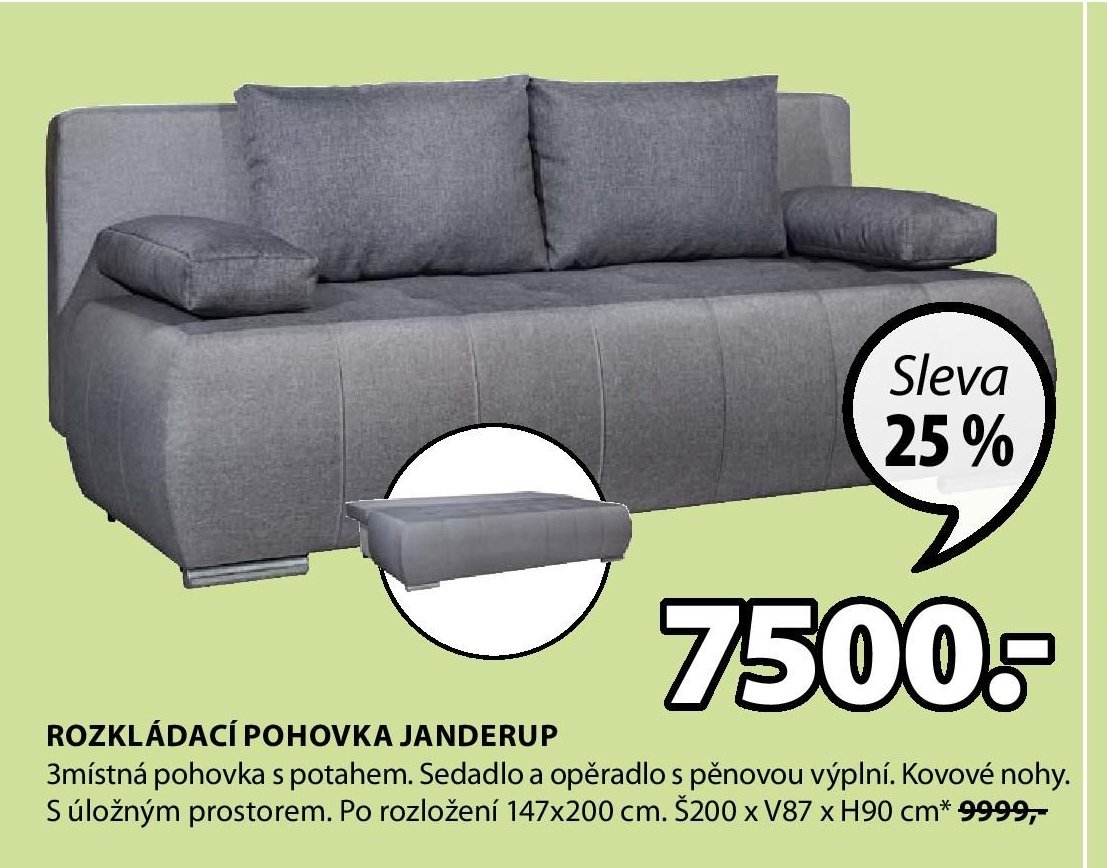 Rozkládací pohovka JANDERUP