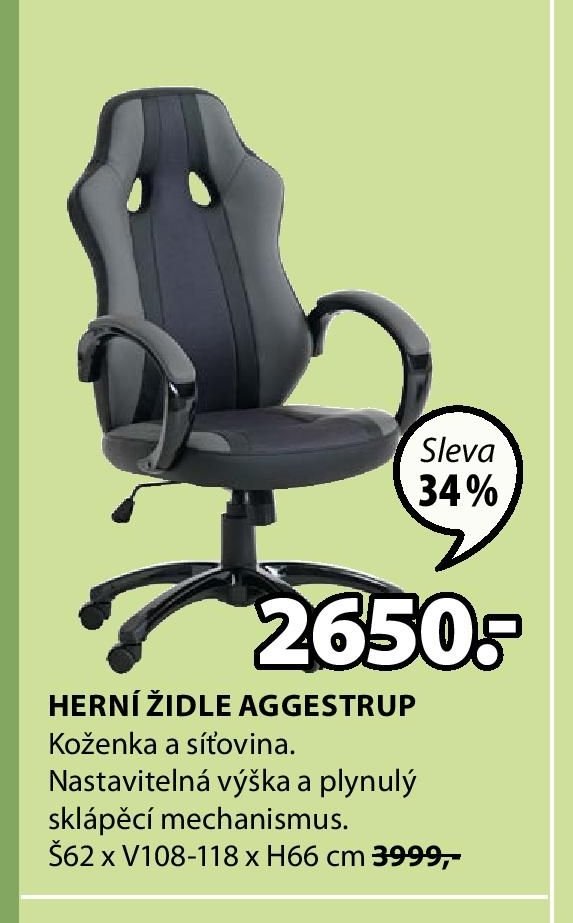 HERNÍ ŽIDLE AGGESTRUP