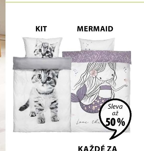 KIT, MERMAID povlečení