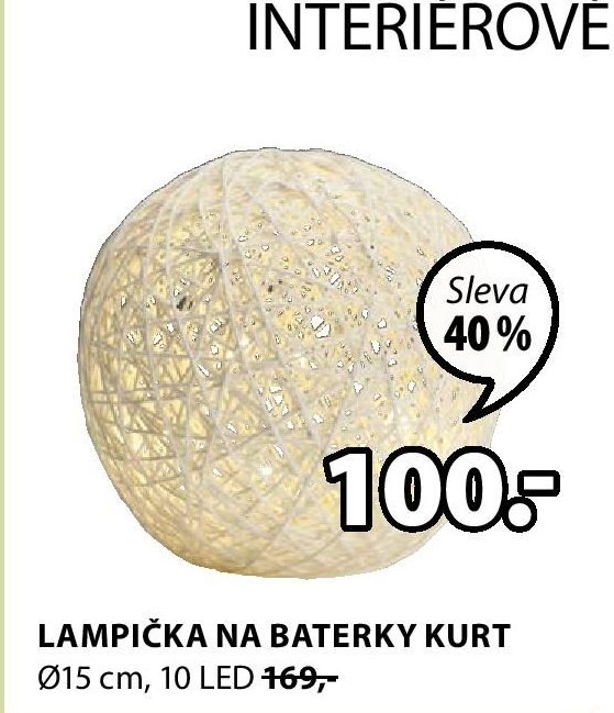 LAMPIČKA NA BATERKY KURT