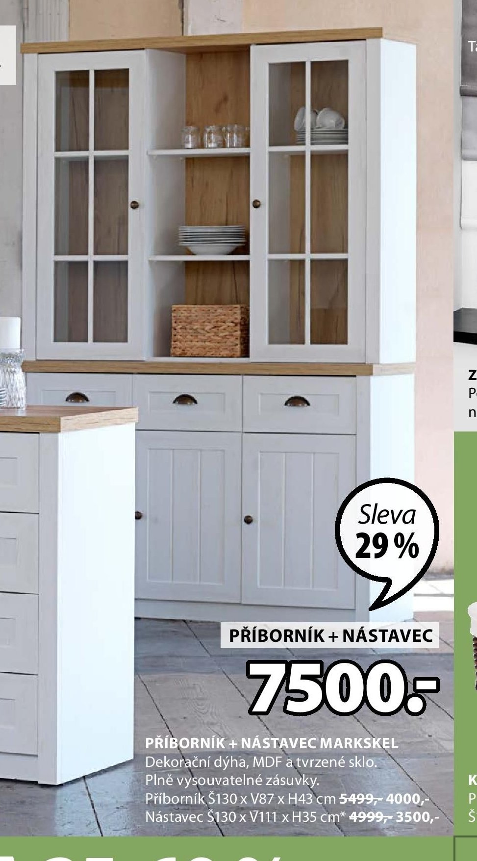 Příborník + nástavec MARKSKEL