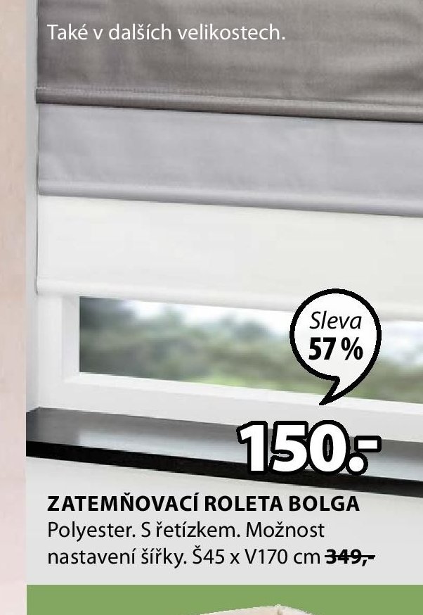 Zatemňovací roleta BOLGA