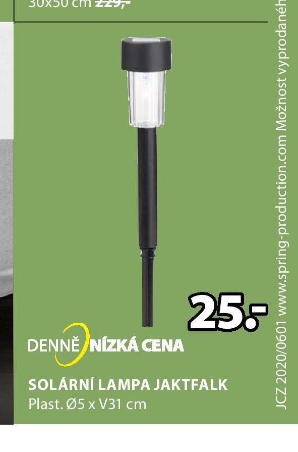 Solární lampa Jaktfalk