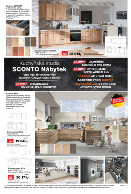 akční leták Sconto nábytek 29.5.2020-18.6.2020