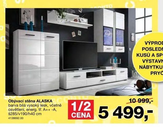 Obývací stěna ALASKA