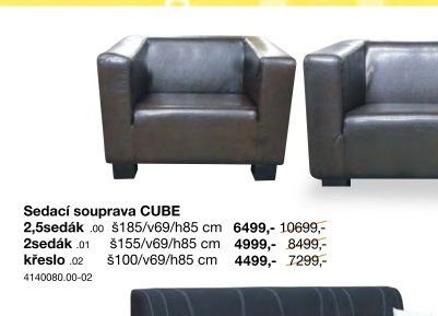 Sedací souprava CUBE