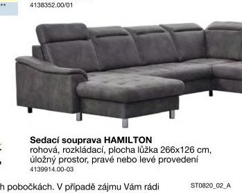 Sedací souprava HAMILTON