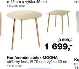 Přístavný stolek GOLDEX