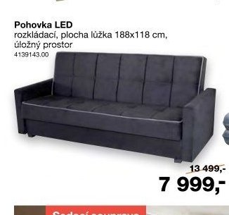 Pohovka LED