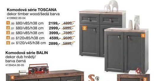 Komodová série TOSCANA