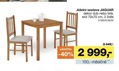 Jídelní sestava JAGUAR