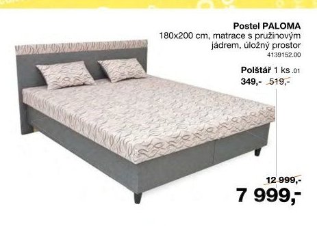 Postel PALOMA 180x200 cm
