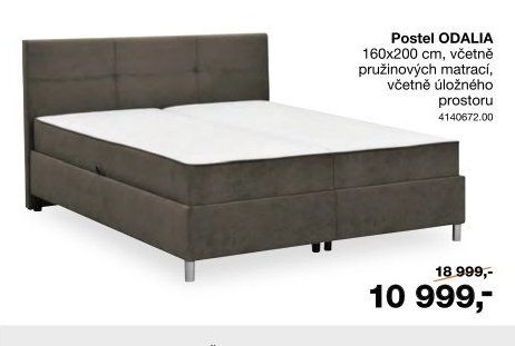 Postel ODALIA 160x200 cm