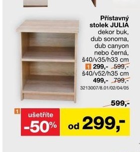 Přístavný stolek JULIA