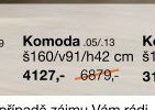 Komoda š160/v91/h42 cm