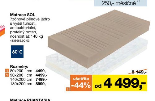 Matrace SOL