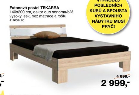 Futonová postel TEKARRA
