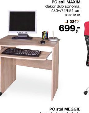 PC stůl MAXIM