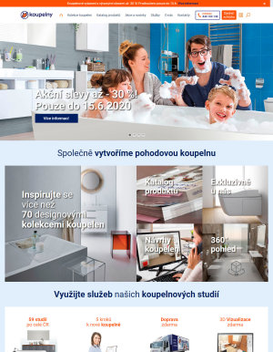 akční leták KOUPELNY Ptáček 2.6.2020-8.6.2020