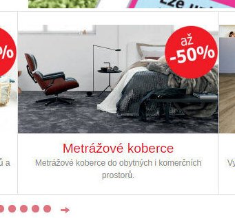 Metrážové koberce