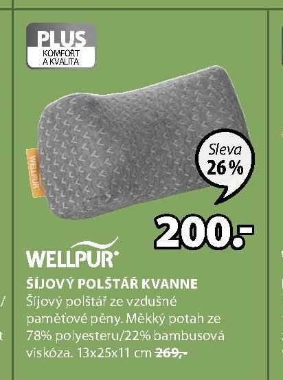 ŠÍJOVÝ POLŠTÁŘ KVANNE