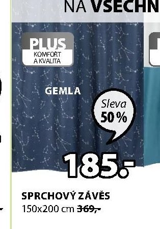 SPRCHOVÝ ZÁVĚS GEMLA