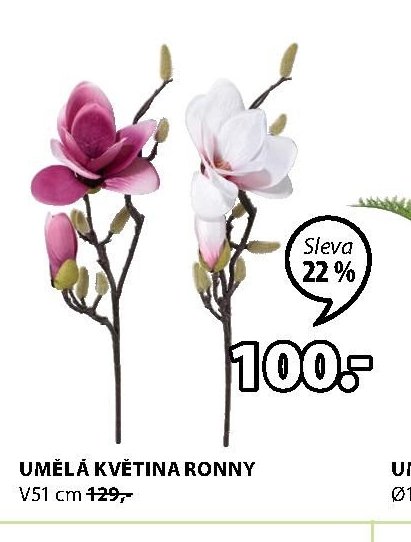Umělá květina Ronny