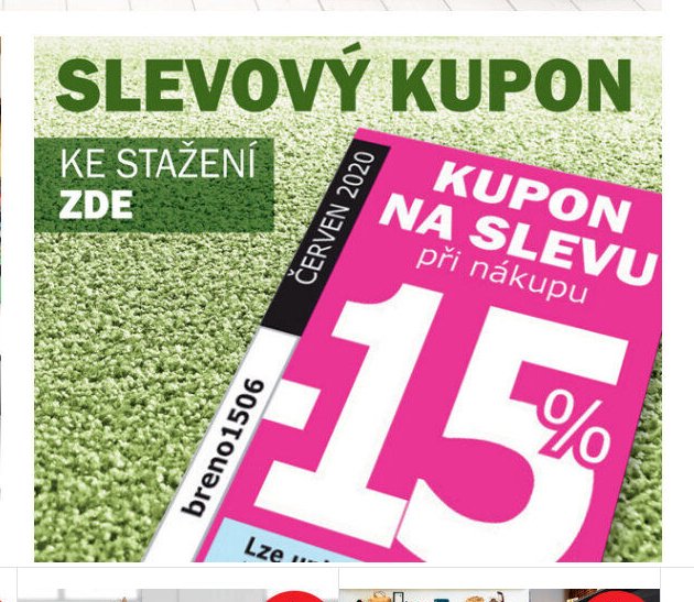 Kupon na slevu 15%