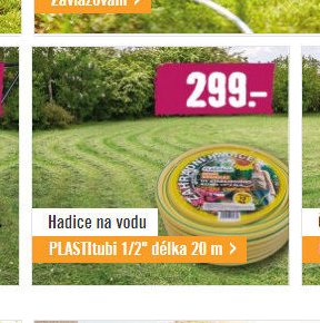 Hadice na vodu PLASTitubi 1/2