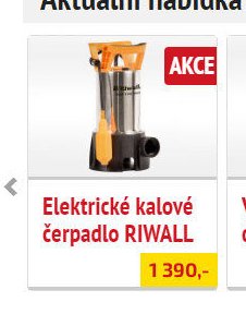 Elektrické kalové čerpadlo RIWALL