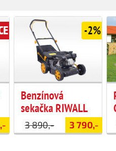 Benzínová sekačka RIWALL