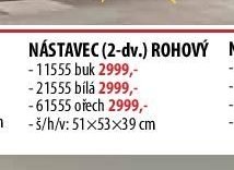 NÁSTAVEC (2-dv.) ROHOVÝ