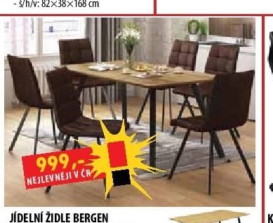 JÍDELNÍ ŽIDLE BERGEN